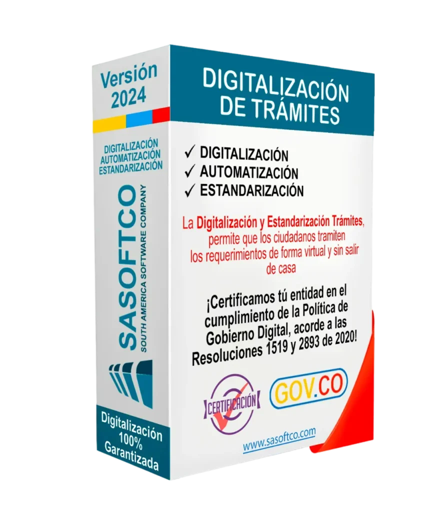 Caja de Digitalización de Trámites de SASOFTCO.